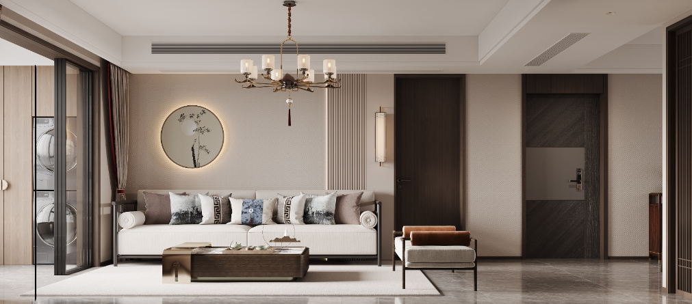 东方蓝海-新中式-120m²